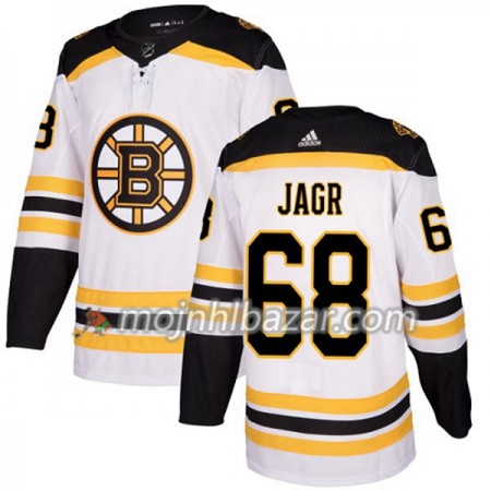Dresovi Boston Bruins Jaromir Jagr 68 Adidas 2017-2018 Bijela Authentic - Ženska